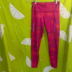 Athleta Red Leggings